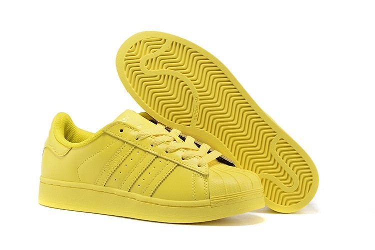 Compra Hombre Mujer Bright Amarillo S41837 Adidas Originals Superstar Supercolor PHARRELL WILLIAMS Zapatillas España Online