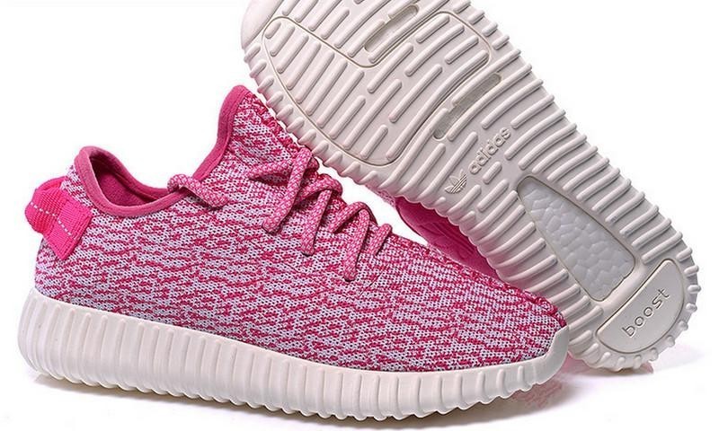 Nueva Mujer Adidas Yeezy Boost 350 Rosa Zapatillas Rebajas