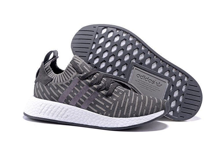 Compra Hombre Adidas NMD R2 Zapatillas de Running Oscuro Grises Claro Grises Rebajas Online