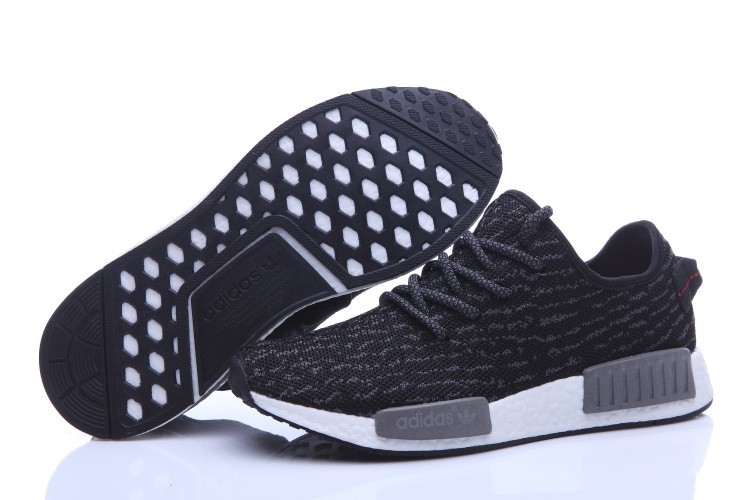 Oferta Adidas NMD Runner X Yeezy Boost 350 Hombre Zapatillas Negras Grises Rebajas Online