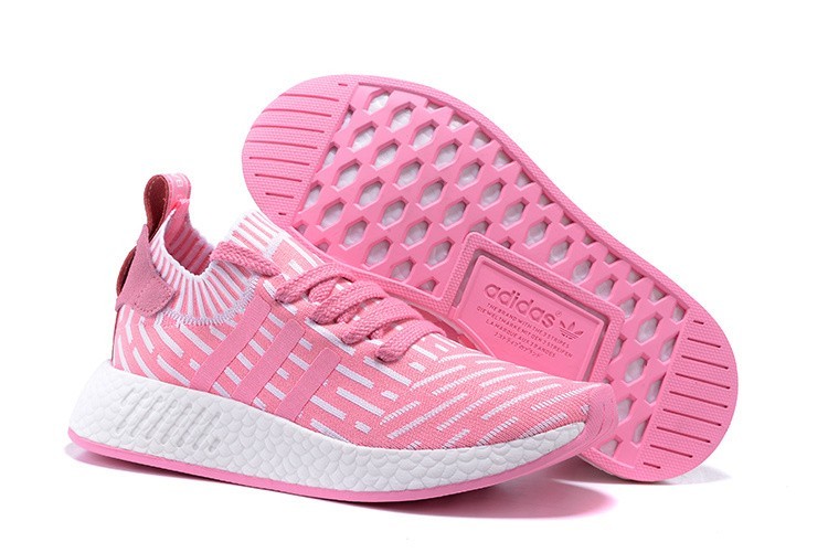 Oferta Mujer Adidas NMD R2 Zapatillas de Running Rosa Blancas Rebajas