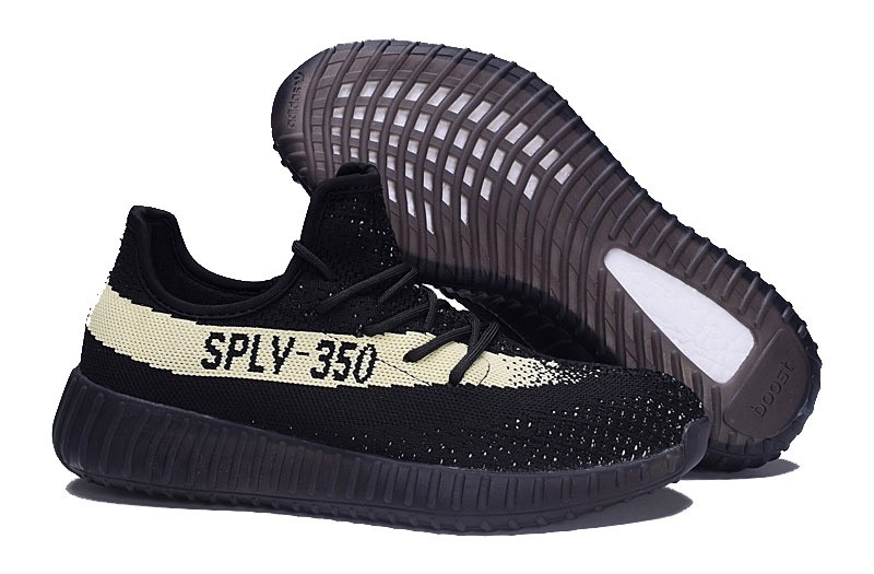 Venta Hombre Mujer Zapatillas de Running: Adidas Yeezy Boost 350 V2 Core Negras Beige BY9611 Online Baratas