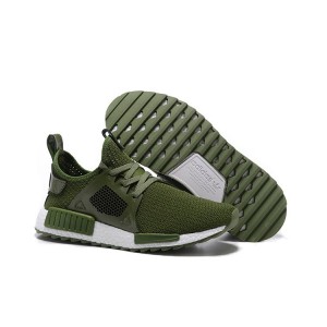 Venta Hombre Adidas NMD XR1 Zapatillas de Running Olive Verdes Blancas Outlet España