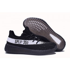 Oferta Hombre Mujer Zapatillas de Running: Adidas Yeezy Boost 350 V2 Core Negras Blancas BY1604 Rebajas