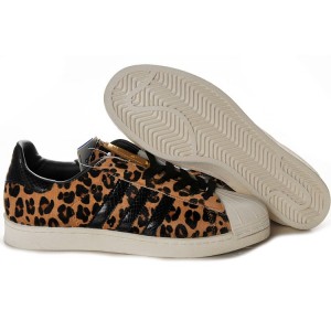 Compra Hombre Mujer Adidas Originals Superstar 2 Print Casual Zapatillas Leopard Marrones G62131 Online Baratas