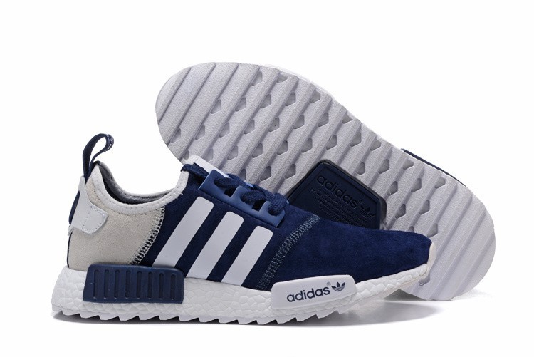 Comprar Hombre Adidas NMD XR4 Running Suede Zapatillas Marino Blancas Cream España