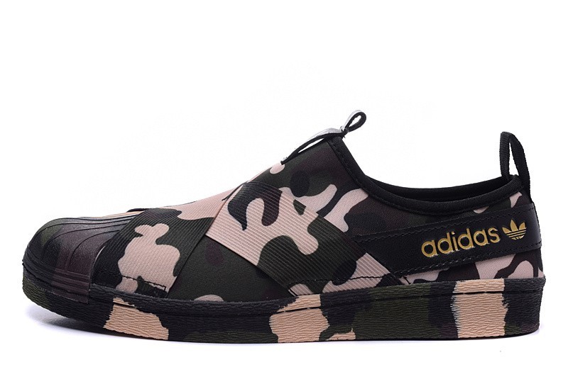 Oferta Hombre Mujer Adidas Originals Superstar Slip On Trainer Camo Rebajas