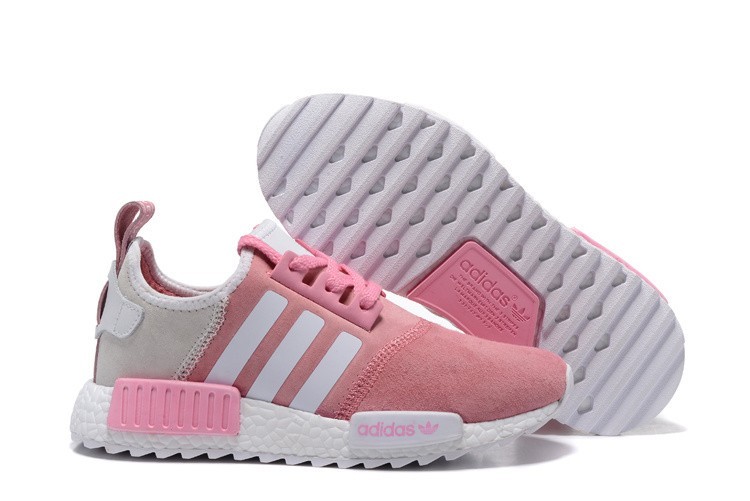 Oferta Mujer Adidas NMD XR4 Running Suede Zapatillas Rosa Blancas Rebajas Online