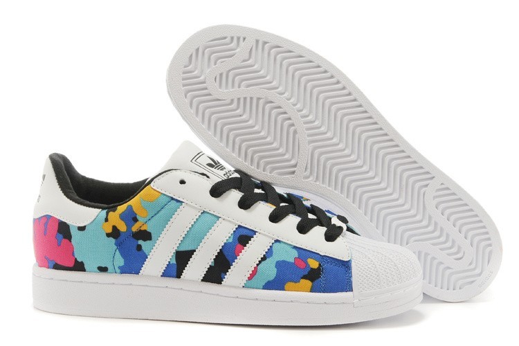 Venta Hombre Mujer Blancas Camo Multicolor M20896 Adidas Originals Superstar II Casual Zapatillas Rebajas
