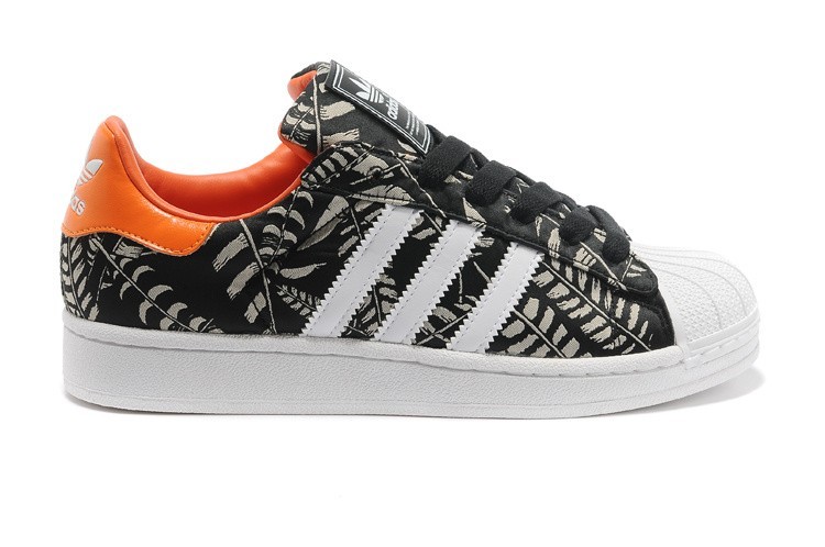 Venta Hombre Mujer Negras Naranja G97580 Adidas Originals Superstar 2 Pattern Casual Zapatillas Rebajas Online