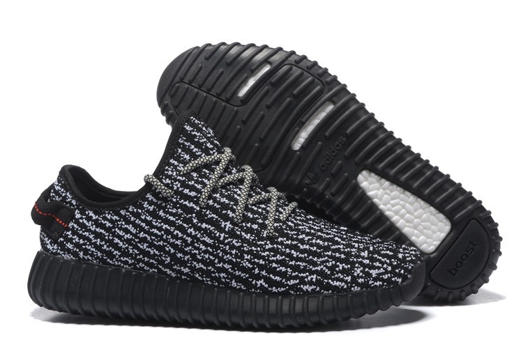 Oferta Hombre Mujer Adidas Yeezy Boost 350 Negras Blancas Zapatillas España Online