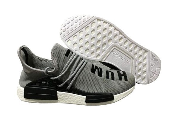 Compra Pharrell x Adidas NMD "Human Race" Hombre Zapatillas de Running Cool Grises Negras España Online