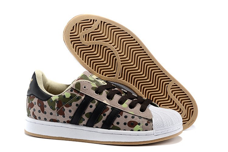 Oferta Adidas Originals Superstar II Polka Dot Casual Zapatillas Hombre Mujer Camouflage Camo M20729 Rebajas Online