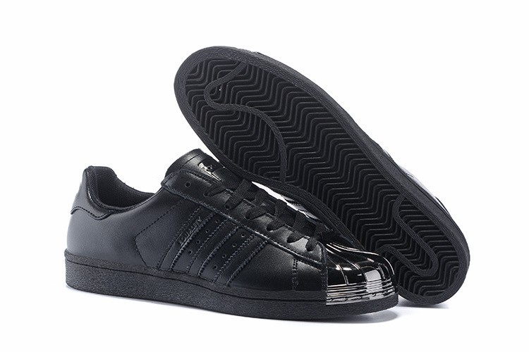 Venta Hombre Mujer Adidas Originals Superstar Pharrell Williams x Supercolor Pack Zapatillas Negras Metallic S41899 Baratos