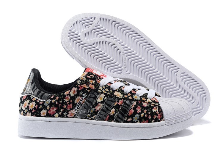 Nueva Mujer Negras Adidas Originals Superstar 2 Print Casual Zapatillas Outlet España