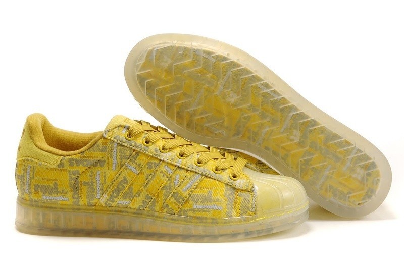 Oferta Hombre Mujer Adidas Originals Superstar CLR Zapatillas Amarillo 668588 España
