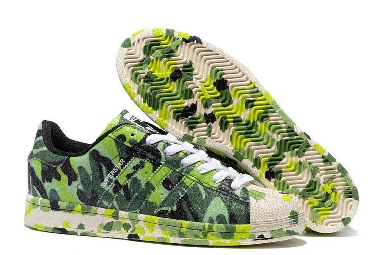 Compra Adidas Originals Superstar "Graphic Pack" - 2016 Hombre Mujer Zapatillas Bright Verdes B35405 España
