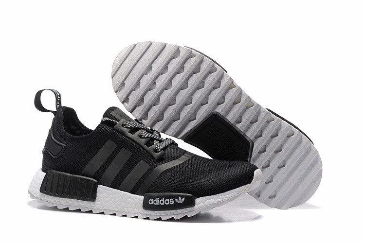 Venta Hombre Mujer Adidas Originals NMD XR4 Zapatillas de Running Core Negras Blancas Baratas
