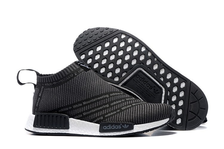 Oferta Hombre Adidas Originals NMD High Top Sneaker Negras Blancas España Rebajas