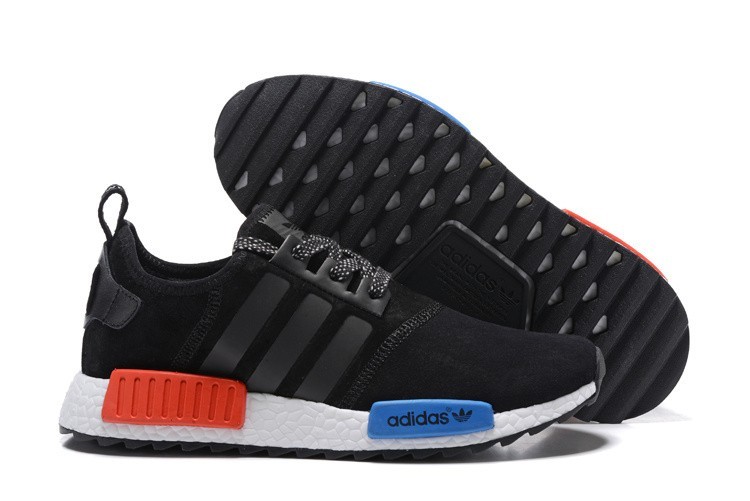 Venta Hombre Mujer Adidas NMD XR4 Running Suede Zapatillas Negras Royal Azul Rojas Rebajas Baratas