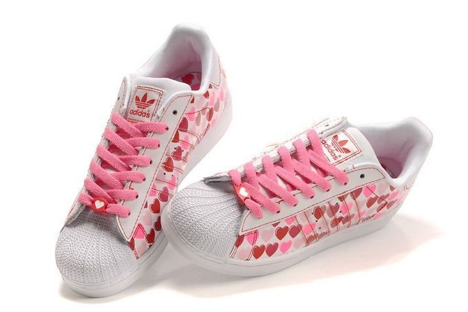 Venta Adidas Originals Superstar 2 Hearts Print Mujer Casual Zapatillas ...